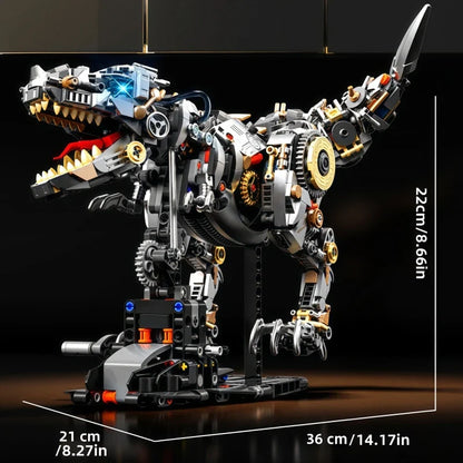 CyberRex Mechanical T-Rex - 1268pcs Motorized Dinosaur Building Set