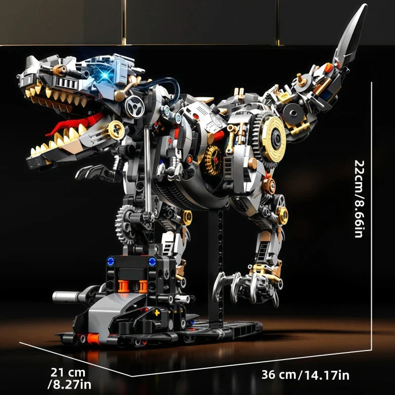 Mechanical T-Rex - 1268Pcs Motorized Dinosaur Building Set